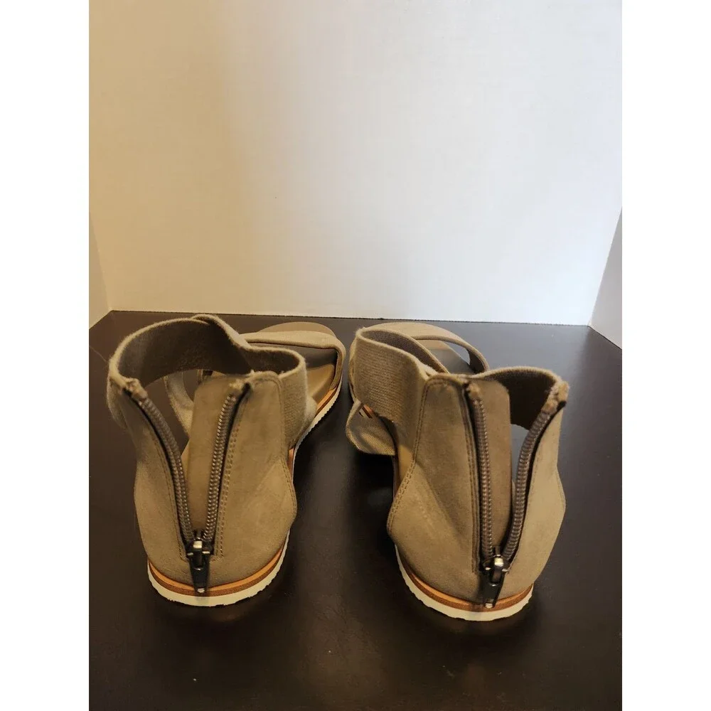 Mia Valuna Elastic Band Sandal Brown Size 6